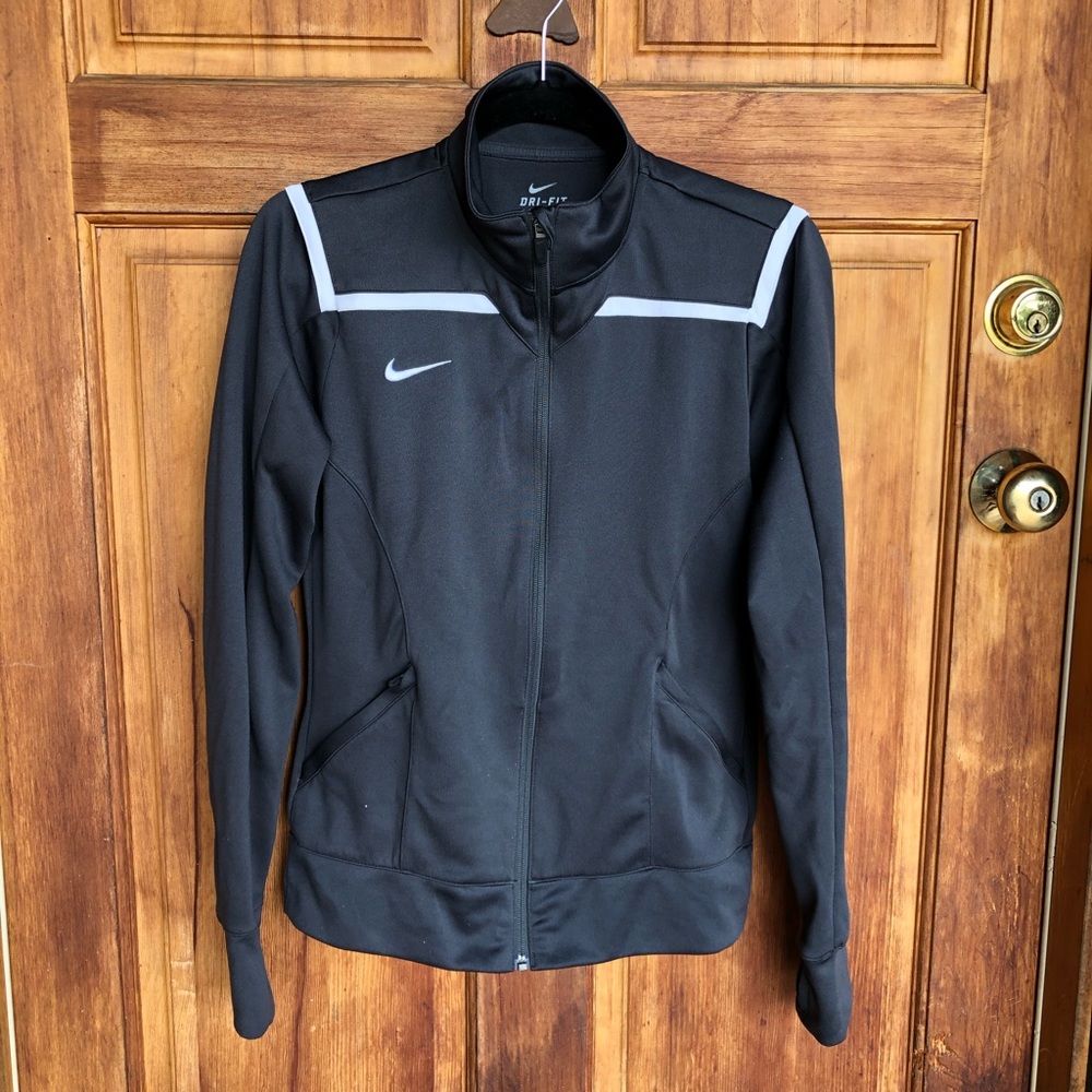 Grey Nike dri fit jacket